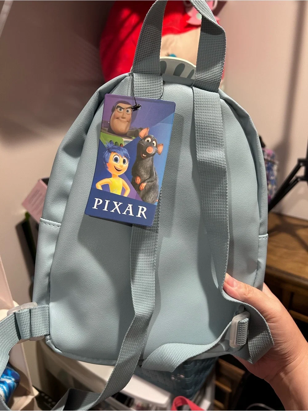 Kids Light Blue 'Gotta Get That Cheese' Mouse Backpack